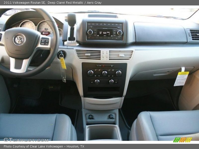 Deep Claret Red Metallic / Aero Gray 2011 Volkswagen Routan SE
