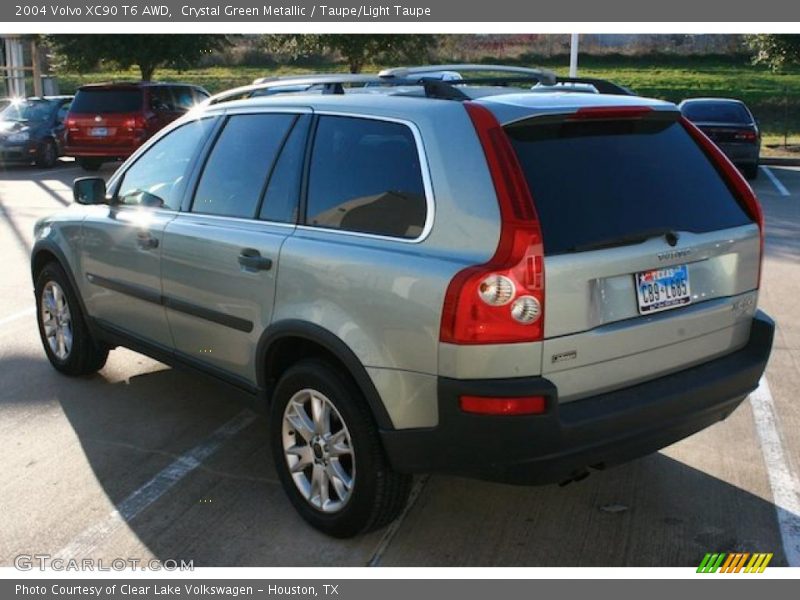 Crystal Green Metallic / Taupe/Light Taupe 2004 Volvo XC90 T6 AWD