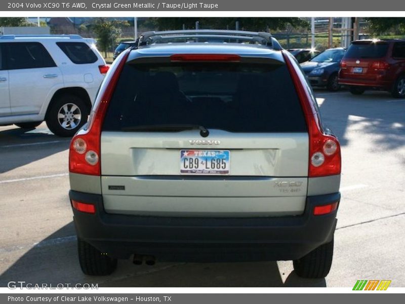 Crystal Green Metallic / Taupe/Light Taupe 2004 Volvo XC90 T6 AWD