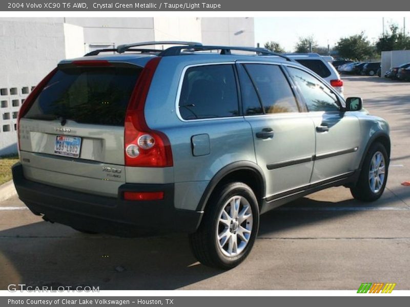 Crystal Green Metallic / Taupe/Light Taupe 2004 Volvo XC90 T6 AWD