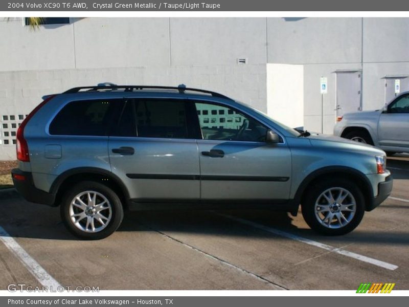 Crystal Green Metallic / Taupe/Light Taupe 2004 Volvo XC90 T6 AWD