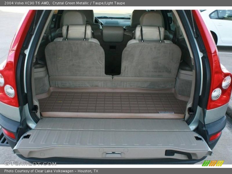 Crystal Green Metallic / Taupe/Light Taupe 2004 Volvo XC90 T6 AWD