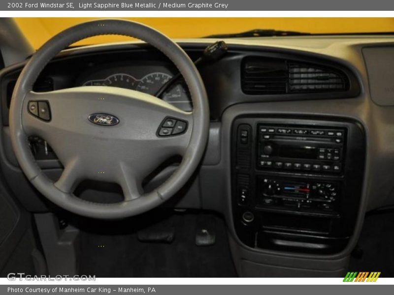Light Sapphire Blue Metallic / Medium Graphite Grey 2002 Ford Windstar SE