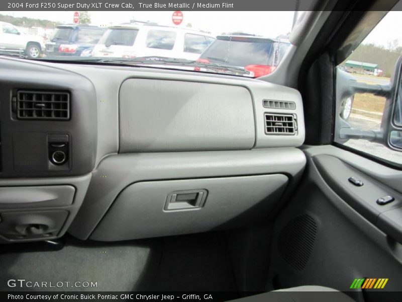 True Blue Metallic / Medium Flint 2004 Ford F250 Super Duty XLT Crew Cab