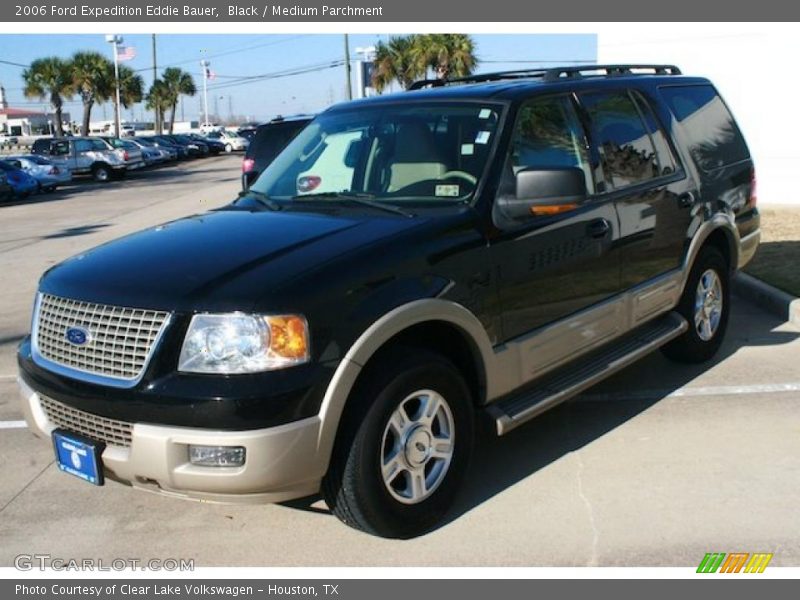 Black / Medium Parchment 2006 Ford Expedition Eddie Bauer