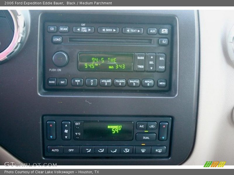 Black / Medium Parchment 2006 Ford Expedition Eddie Bauer