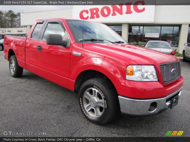 Bright Red / Medium/Dark Flint 2006 Ford F150 XLT SuperCab