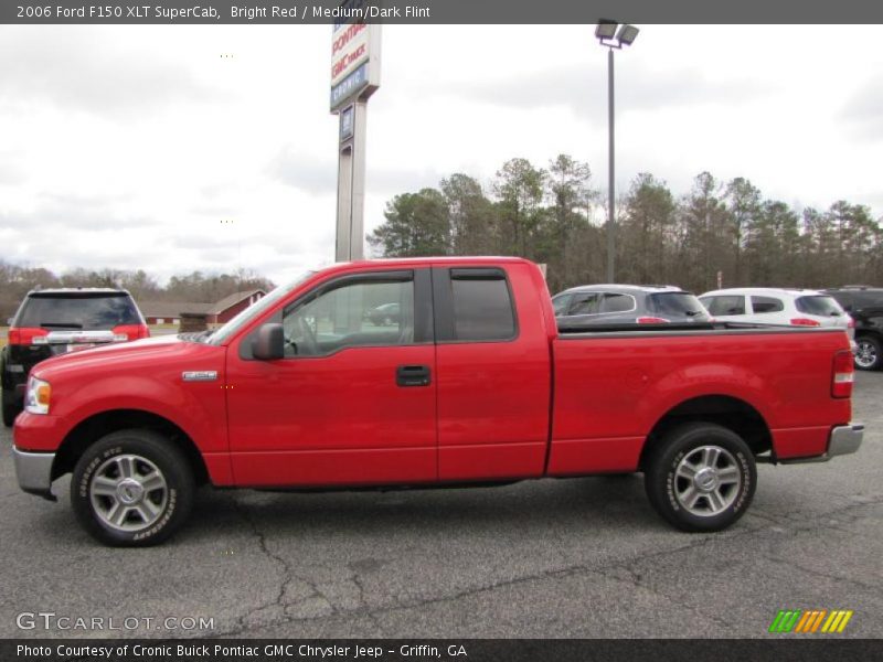 Bright Red / Medium/Dark Flint 2006 Ford F150 XLT SuperCab