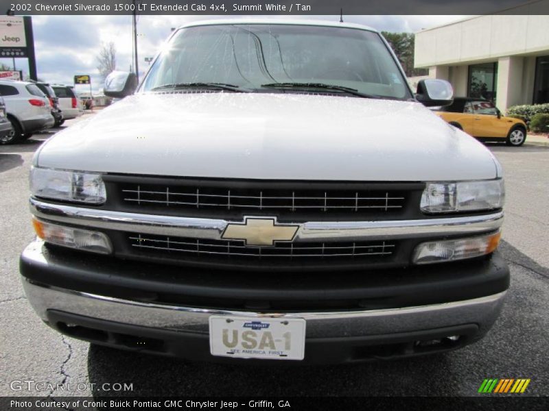 Summit White / Tan 2002 Chevrolet Silverado 1500 LT Extended Cab 4x4