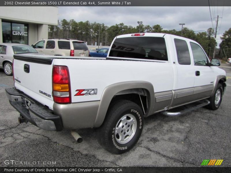Summit White / Tan 2002 Chevrolet Silverado 1500 LT Extended Cab 4x4
