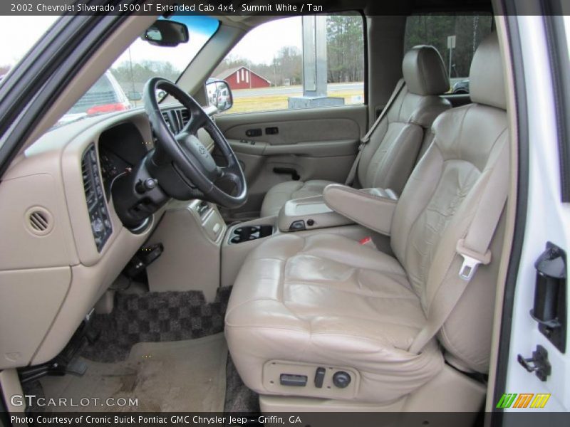Summit White / Tan 2002 Chevrolet Silverado 1500 LT Extended Cab 4x4