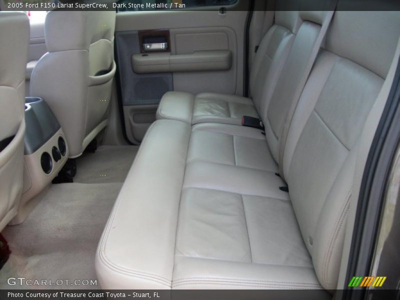 Dark Stone Metallic / Tan 2005 Ford F150 Lariat SuperCrew