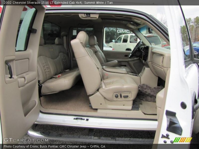 Summit White / Tan 2002 Chevrolet Silverado 1500 LT Extended Cab 4x4