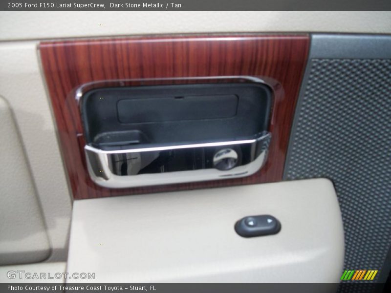 Dark Stone Metallic / Tan 2005 Ford F150 Lariat SuperCrew