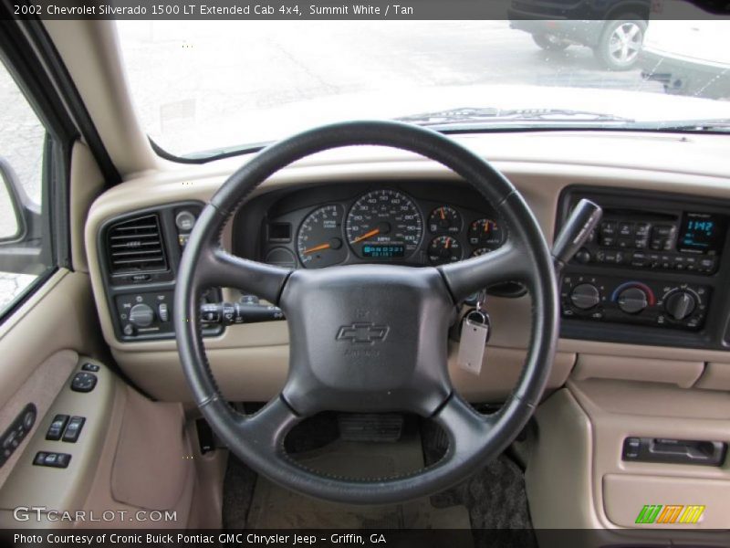 Summit White / Tan 2002 Chevrolet Silverado 1500 LT Extended Cab 4x4