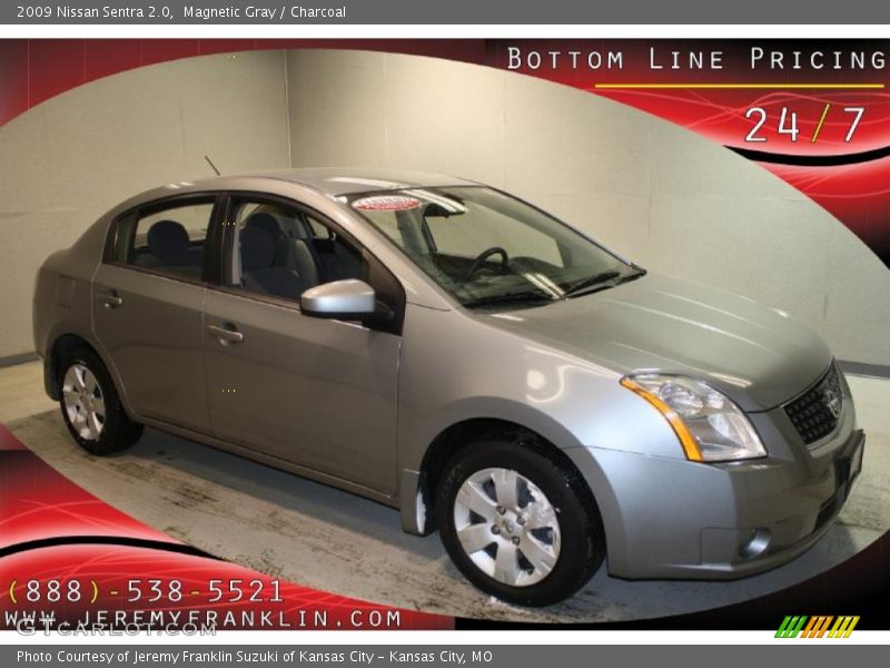 Magnetic Gray / Charcoal 2009 Nissan Sentra 2.0