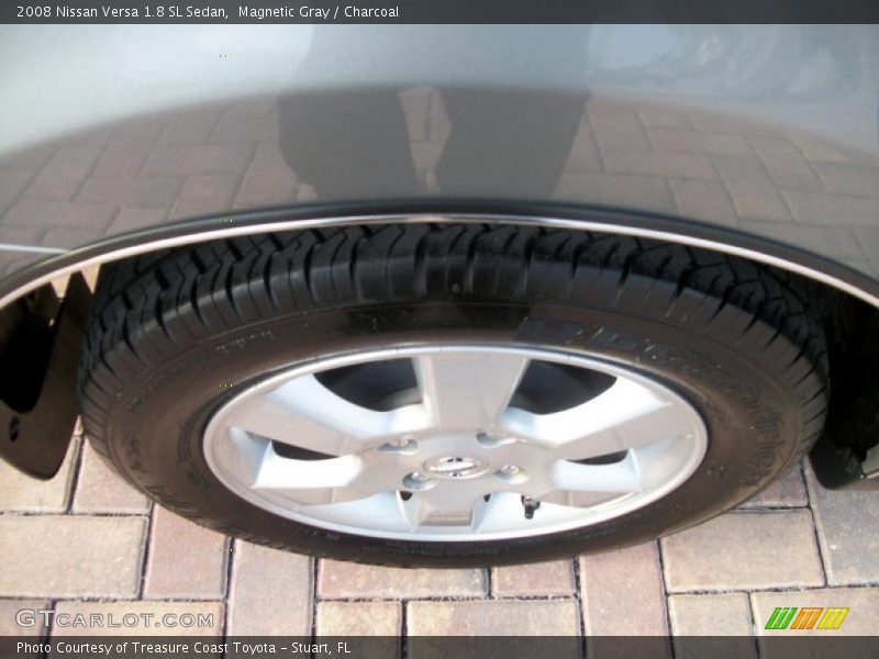 Magnetic Gray / Charcoal 2008 Nissan Versa 1.8 SL Sedan