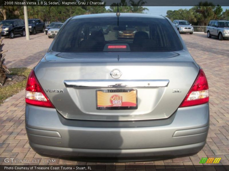 Magnetic Gray / Charcoal 2008 Nissan Versa 1.8 SL Sedan