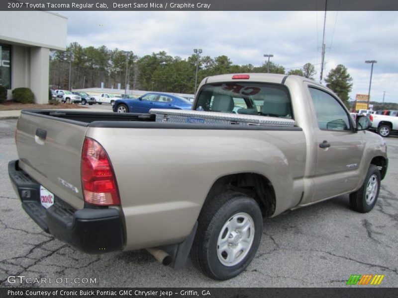 Desert Sand Mica / Graphite Gray 2007 Toyota Tacoma Regular Cab