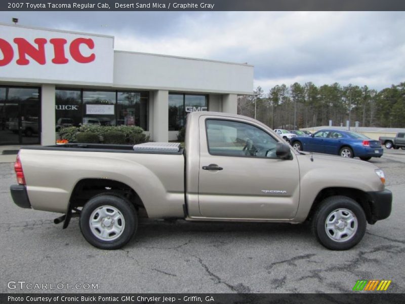 Desert Sand Mica / Graphite Gray 2007 Toyota Tacoma Regular Cab