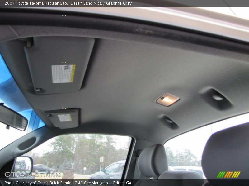 Desert Sand Mica / Graphite Gray 2007 Toyota Tacoma Regular Cab