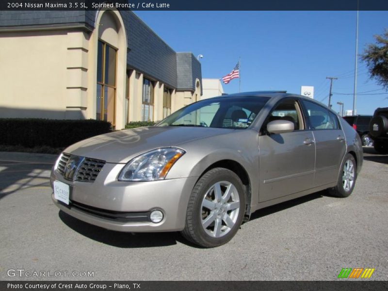 Spirited Bronze / Cafe Latte 2004 Nissan Maxima 3.5 SL