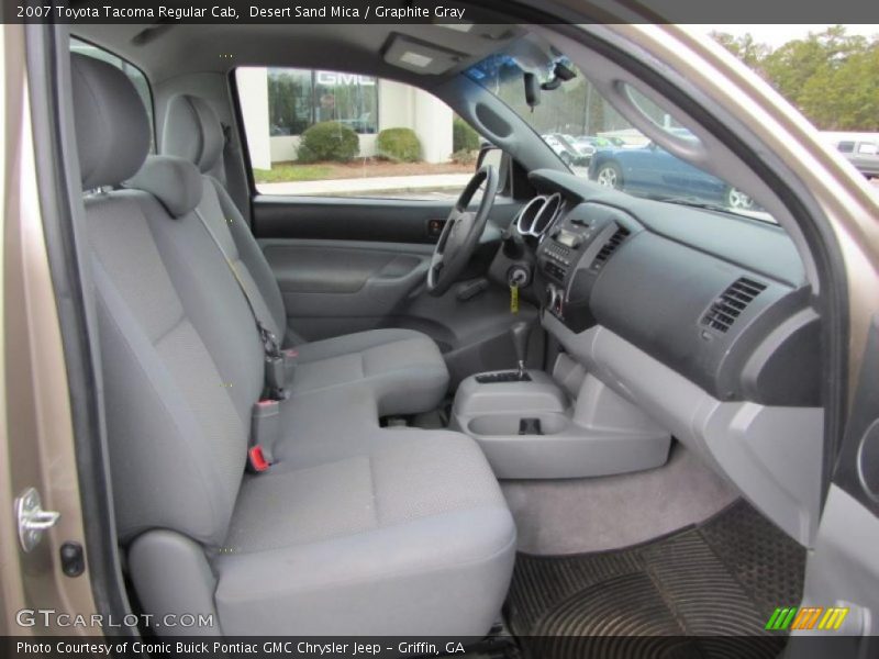 Desert Sand Mica / Graphite Gray 2007 Toyota Tacoma Regular Cab