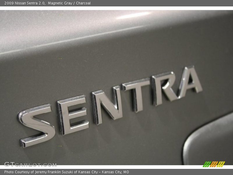 Magnetic Gray / Charcoal 2009 Nissan Sentra 2.0