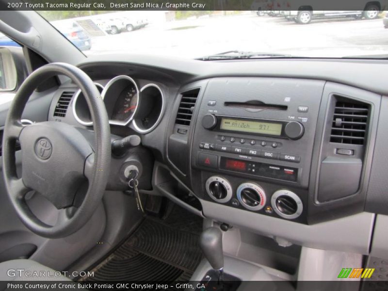 Desert Sand Mica / Graphite Gray 2007 Toyota Tacoma Regular Cab