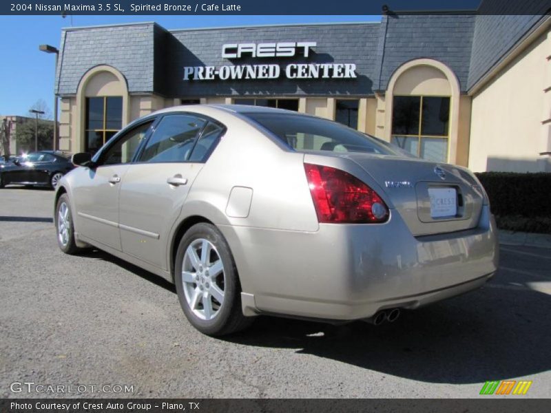 Spirited Bronze / Cafe Latte 2004 Nissan Maxima 3.5 SL