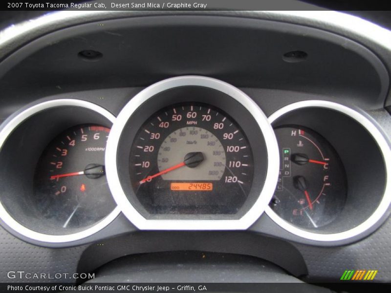 Desert Sand Mica / Graphite Gray 2007 Toyota Tacoma Regular Cab