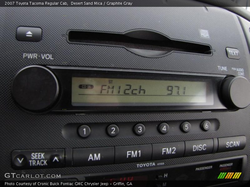 Desert Sand Mica / Graphite Gray 2007 Toyota Tacoma Regular Cab