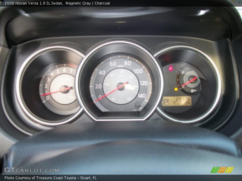 Magnetic Gray / Charcoal 2008 Nissan Versa 1.8 SL Sedan