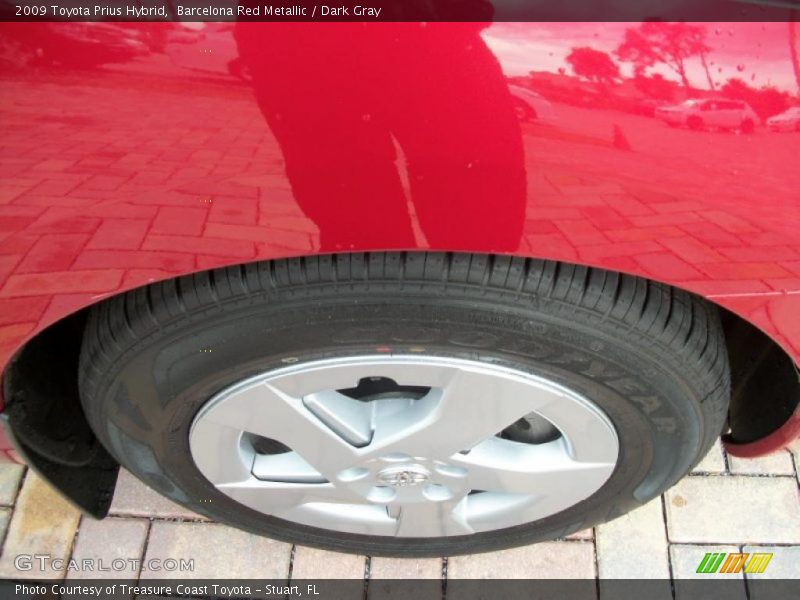 Barcelona Red Metallic / Dark Gray 2009 Toyota Prius Hybrid