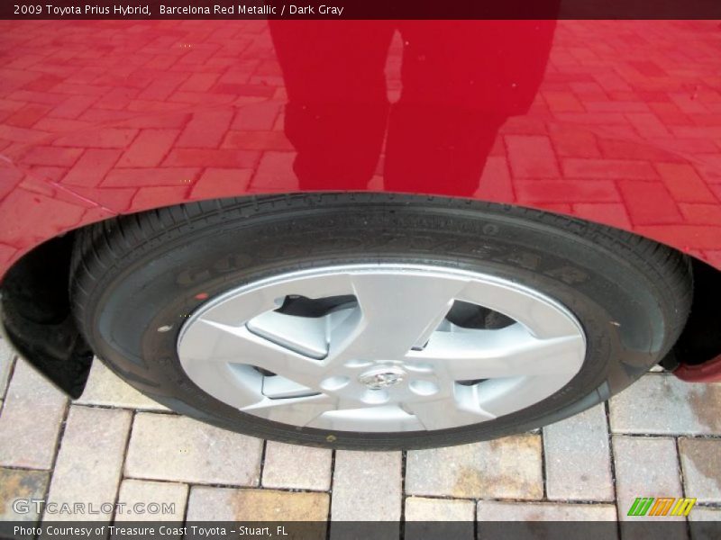 Barcelona Red Metallic / Dark Gray 2009 Toyota Prius Hybrid