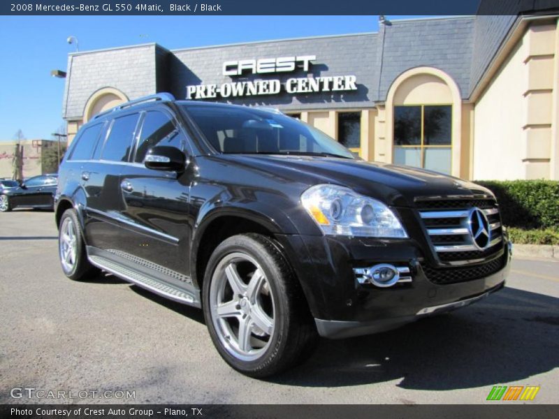 Black / Black 2008 Mercedes-Benz GL 550 4Matic