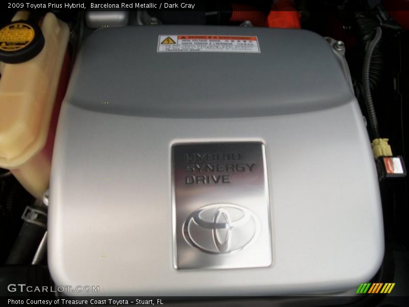Barcelona Red Metallic / Dark Gray 2009 Toyota Prius Hybrid