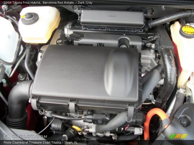 Barcelona Red Metallic / Dark Gray 2009 Toyota Prius Hybrid