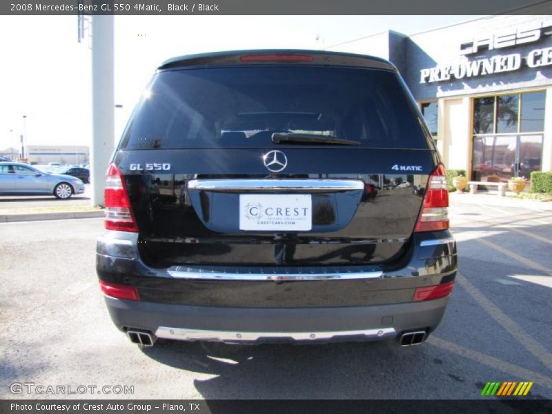 Black / Black 2008 Mercedes-Benz GL 550 4Matic