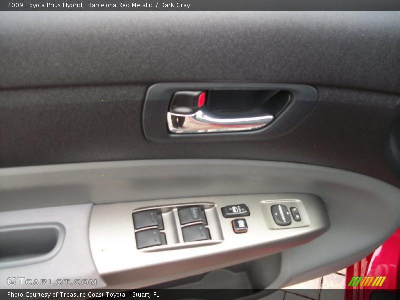 Barcelona Red Metallic / Dark Gray 2009 Toyota Prius Hybrid