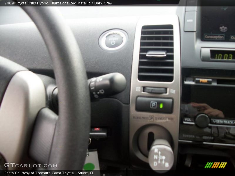 Barcelona Red Metallic / Dark Gray 2009 Toyota Prius Hybrid