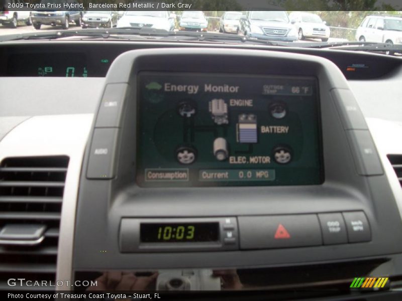 Barcelona Red Metallic / Dark Gray 2009 Toyota Prius Hybrid