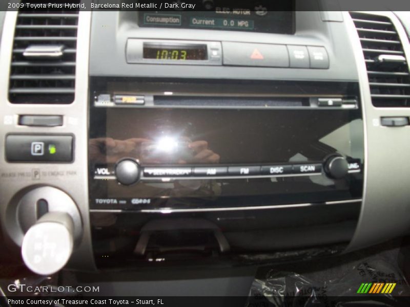 Barcelona Red Metallic / Dark Gray 2009 Toyota Prius Hybrid