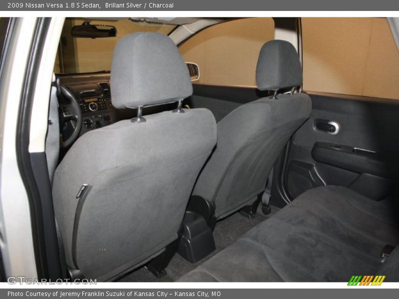 Brillant Silver / Charcoal 2009 Nissan Versa 1.8 S Sedan
