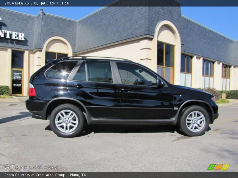 Jet Black / Beige 2004 BMW X5 3.0i