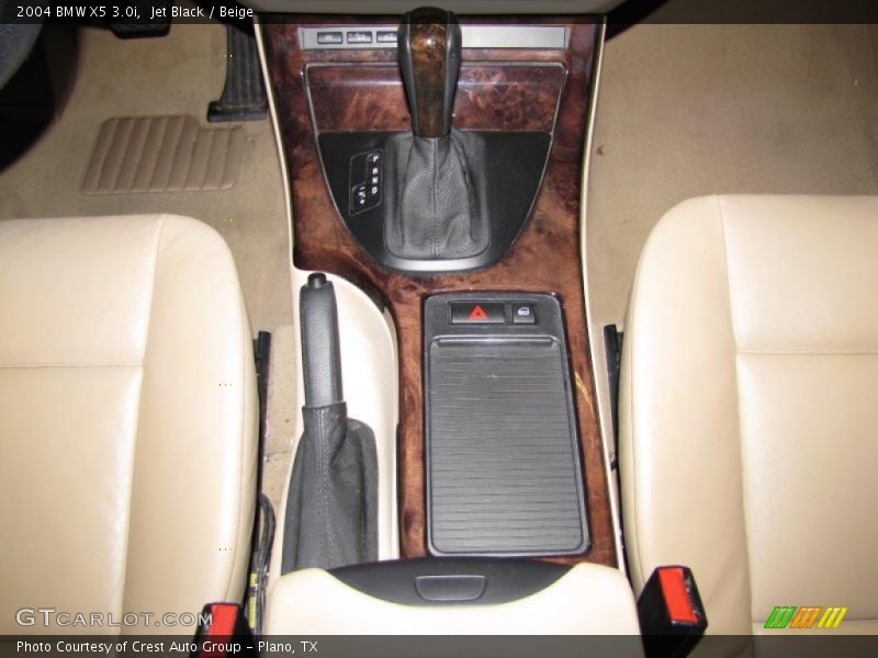 Jet Black / Beige 2004 BMW X5 3.0i