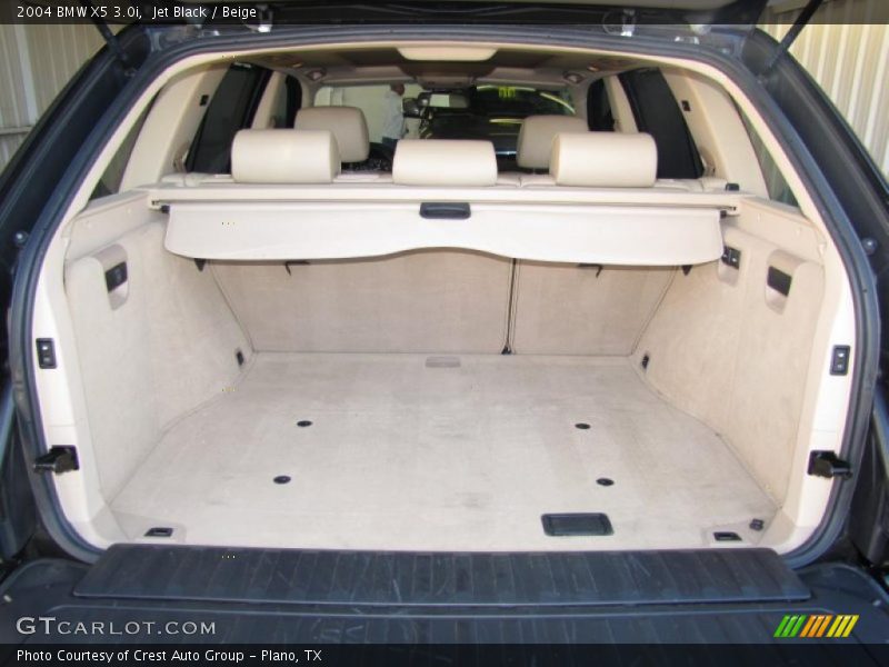 Jet Black / Beige 2004 BMW X5 3.0i