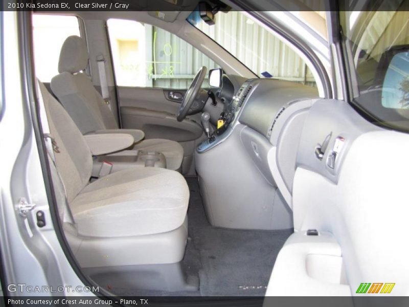 Clear Silver / Gray 2010 Kia Sedona EX