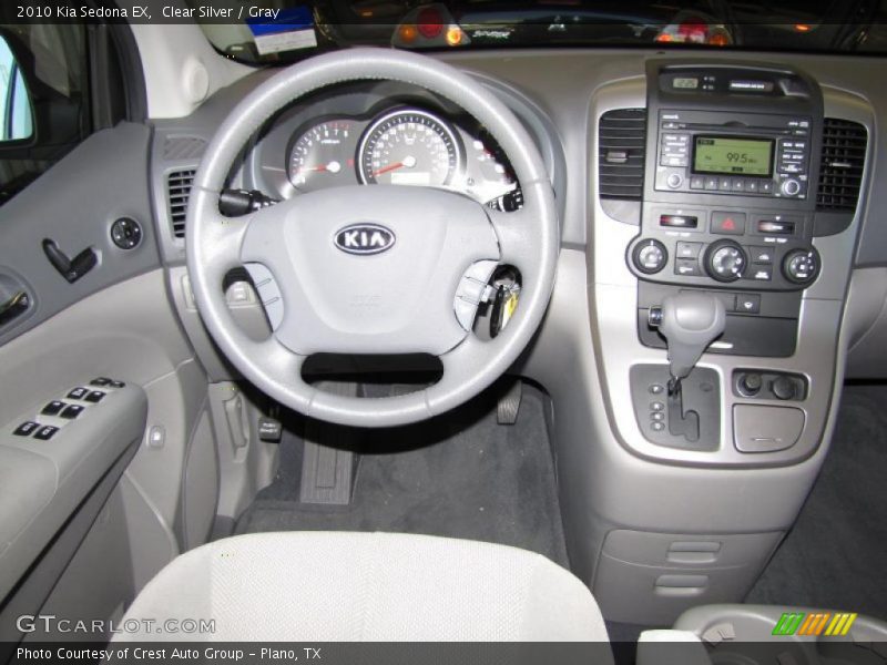 Clear Silver / Gray 2010 Kia Sedona EX
