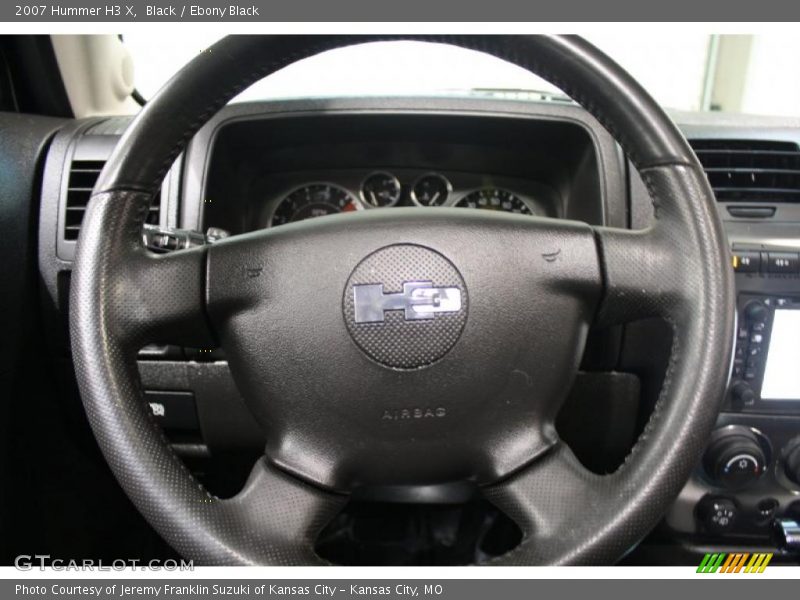 Black / Ebony Black 2007 Hummer H3 X